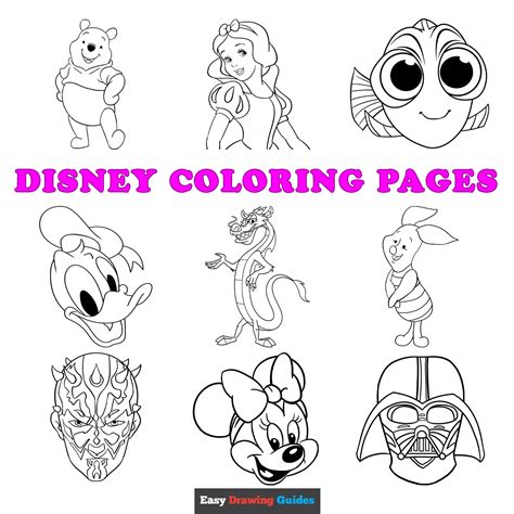 Coloring In Pages Disney