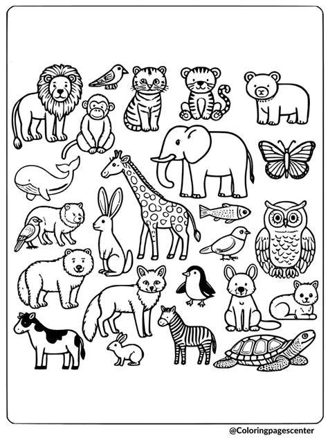 Coloring Page Animals