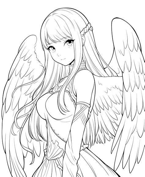Coloring Page Anime