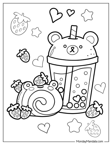 Coloring Page Boba