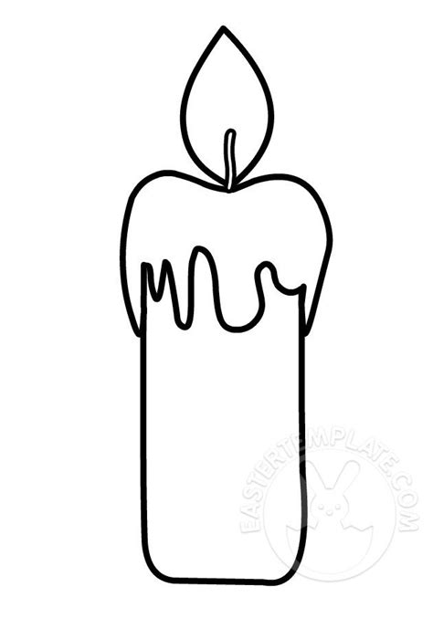 Coloring Page Candle