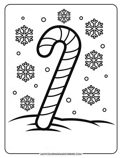 Coloring Page Candy Cane