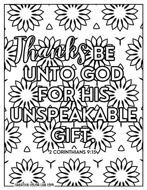 Coloring Page Christian