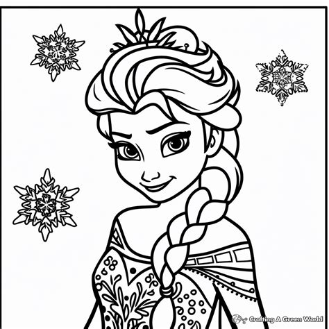 Coloring Page Elsa