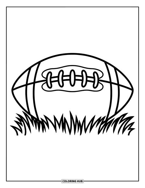 Coloring Page Football