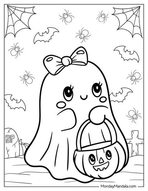 Coloring Page Ghost