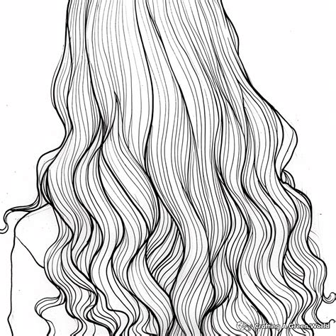 Coloring Page Hair