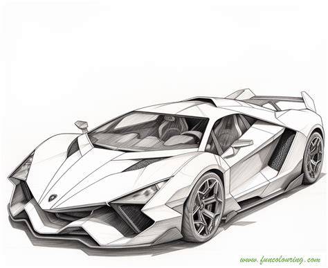 Coloring Page Lamborghini