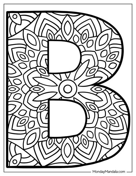 Coloring Page Letter B