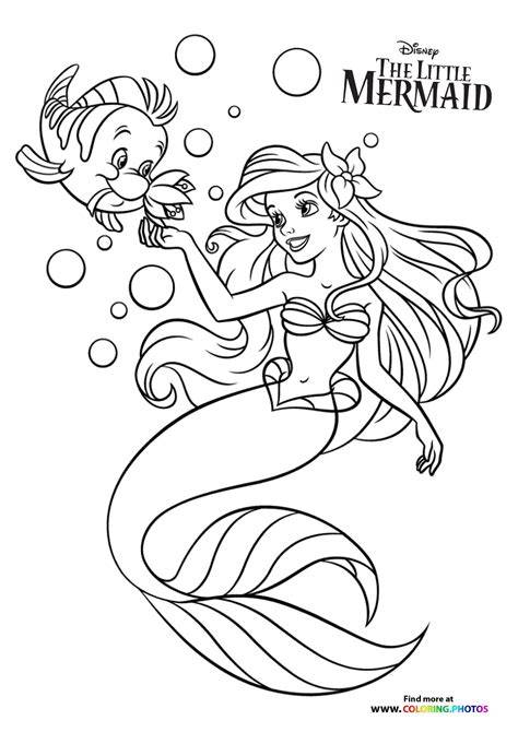 Coloring Page Little Mermaid