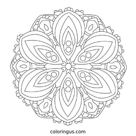 Coloring Page Mandala
