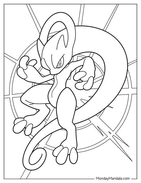 Coloring Page Mewtwo