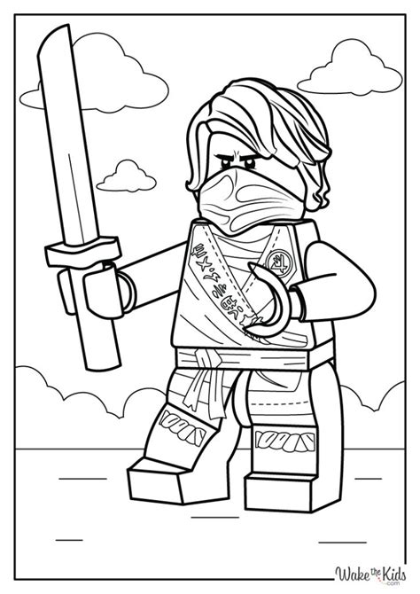 Coloring Page Ninjago