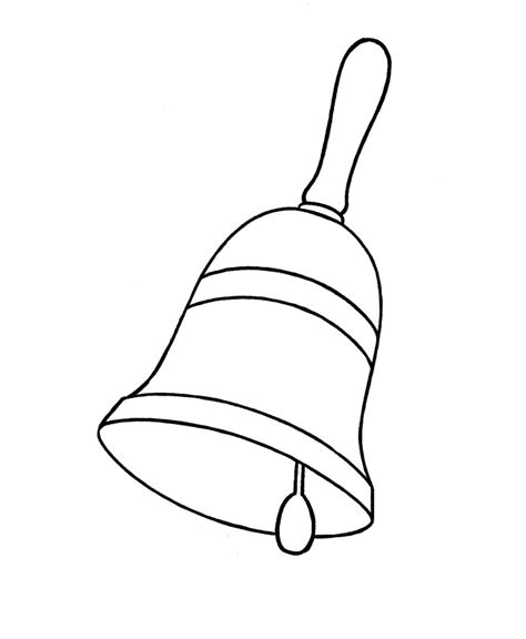 Coloring Page Of A Bell