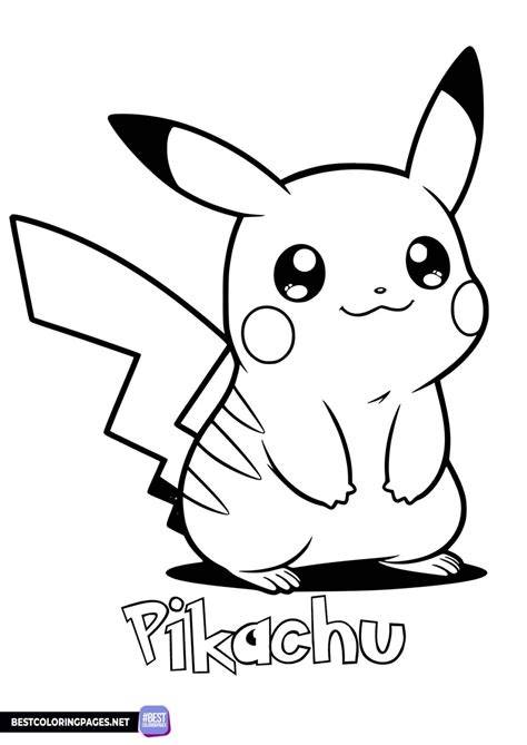 Coloring Page Of Pikachu