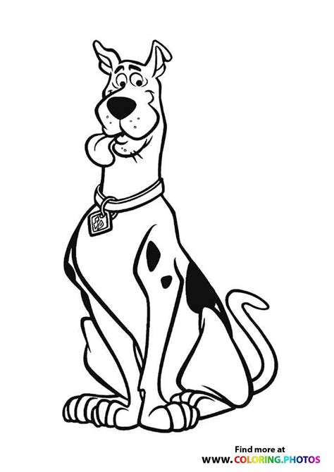 Coloring Page Of Scooby Doo