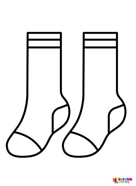 Coloring Page Of Socks