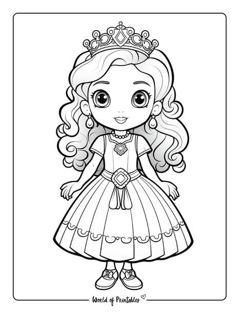 Coloring Page Princess
