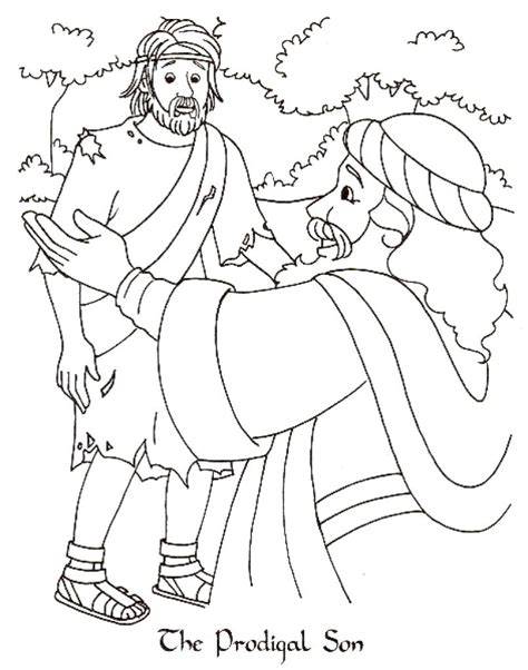 Coloring Page Prodigal Son