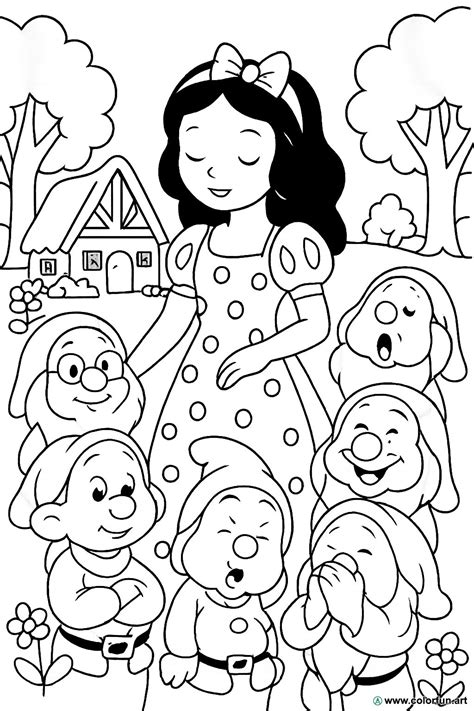 Coloring Page Snow White