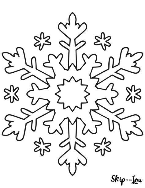 Coloring Page Snowflakes