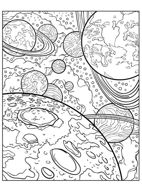 Coloring Page Space