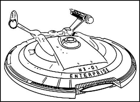 Coloring Page Spaceship