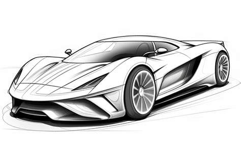Coloring Page Sports Car