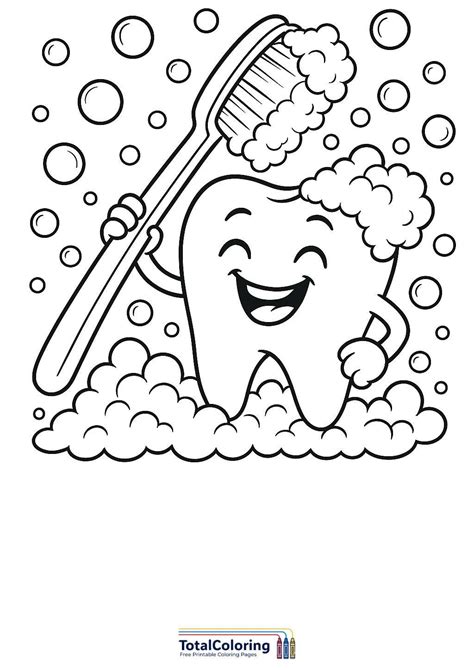 Coloring Page Tooth