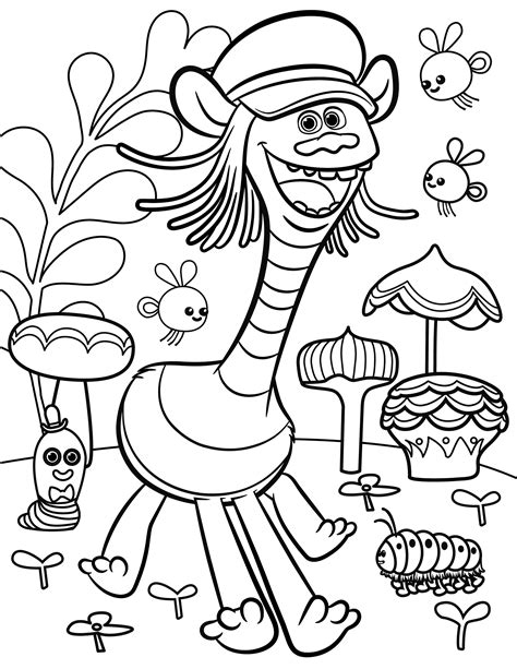 Coloring Page Trolls