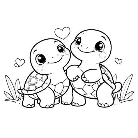 Coloring Page Turtle