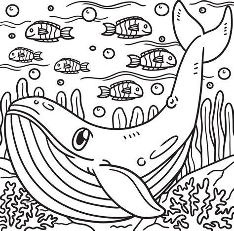 Coloring Page Whale