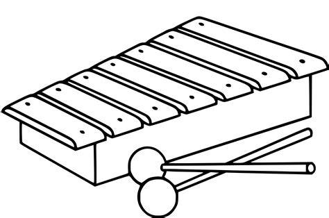 Coloring Page Xylophone