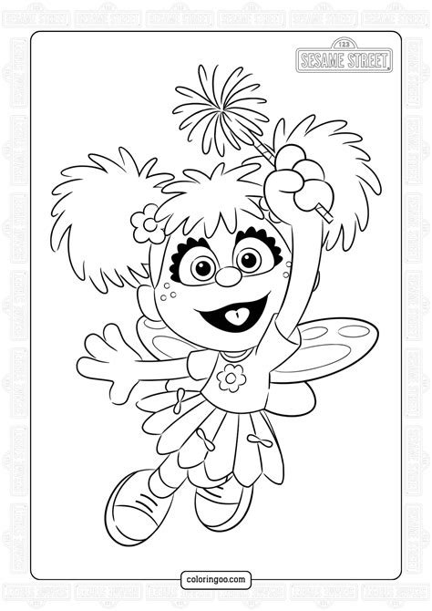 Coloring Pages Abby Cadabby
