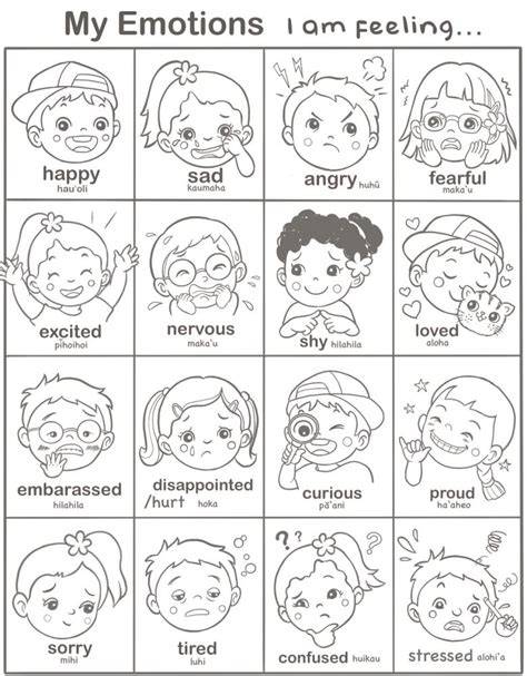 Coloring Pages About Emotions