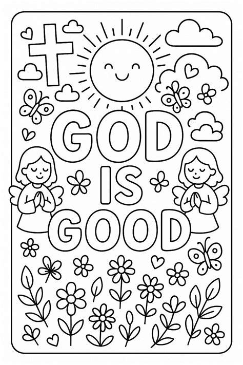 Coloring Pages About God