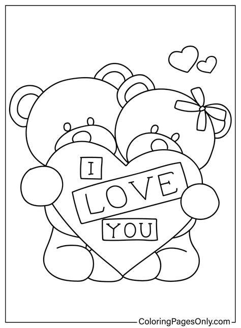 Coloring Pages About Love