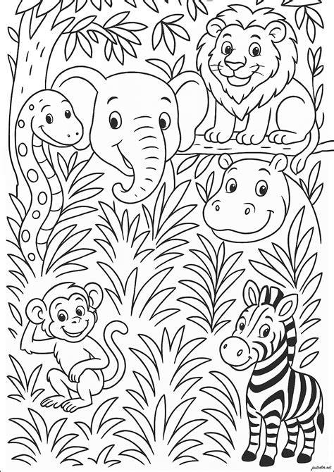 Coloring Pages African Animals
