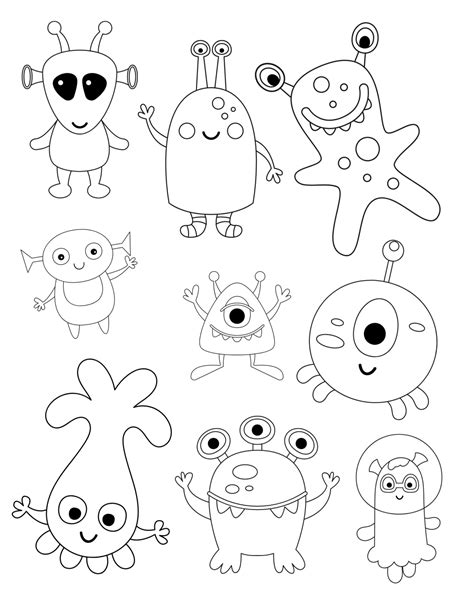 Coloring Pages Aliens