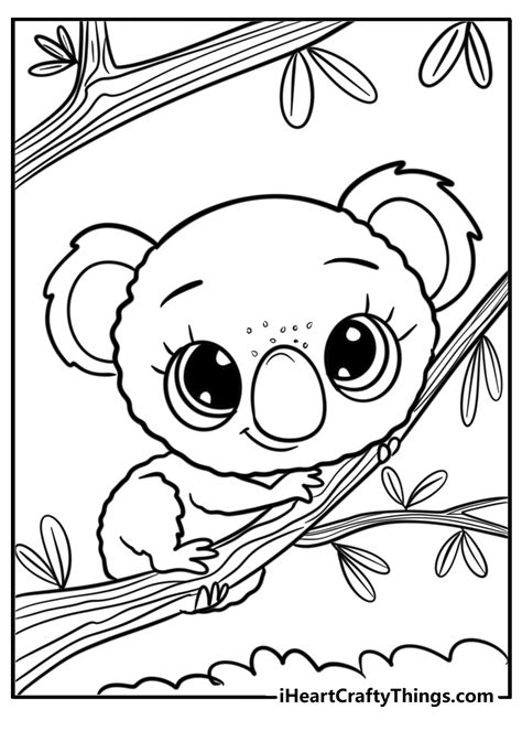 Coloring Pages Animals Cute