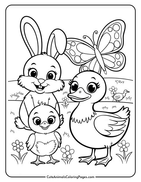 Coloring Pages Animals Spring