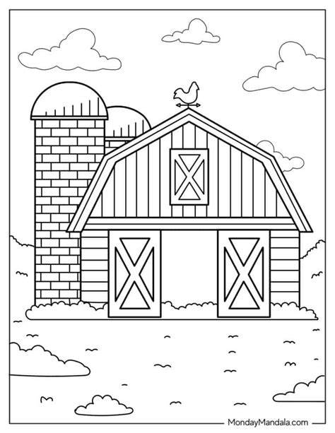 Coloring Pages Barn