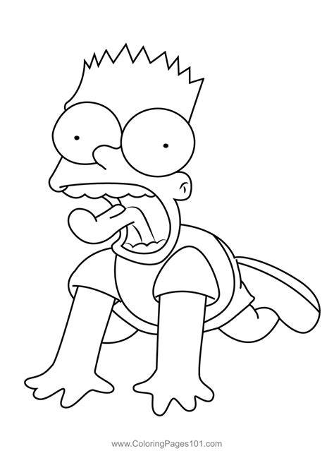 Coloring Pages Bart Simpson