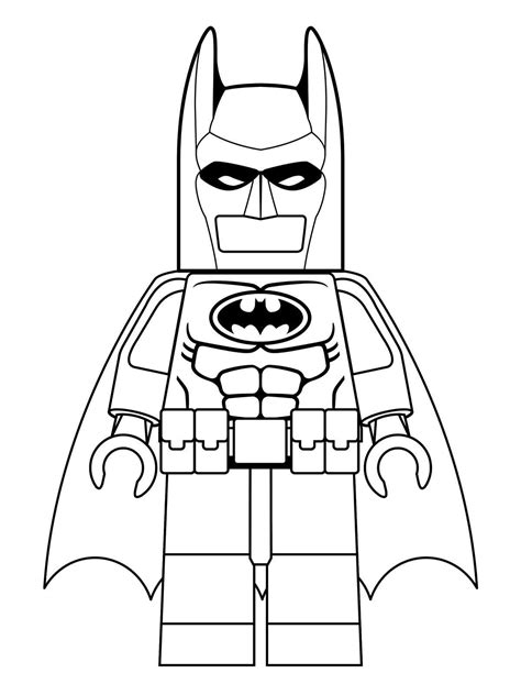 Coloring Pages Batman Lego