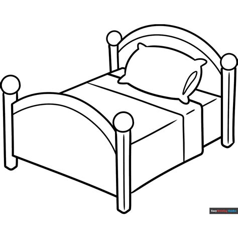 Coloring Pages Bed