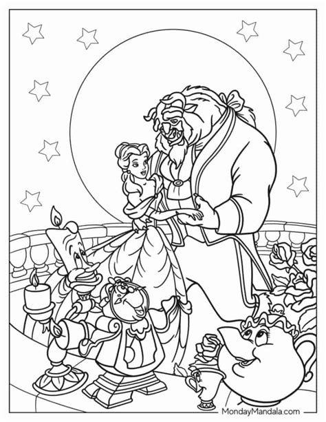 Coloring Pages Belle