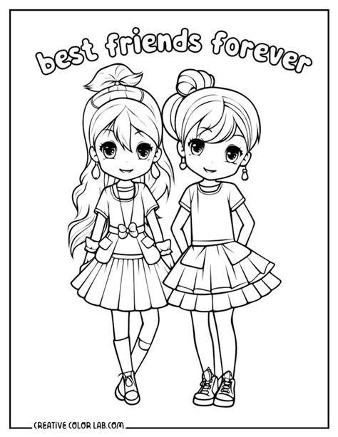 Coloring Pages Best Friends Forever