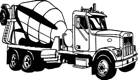 Coloring Pages Big Trucks