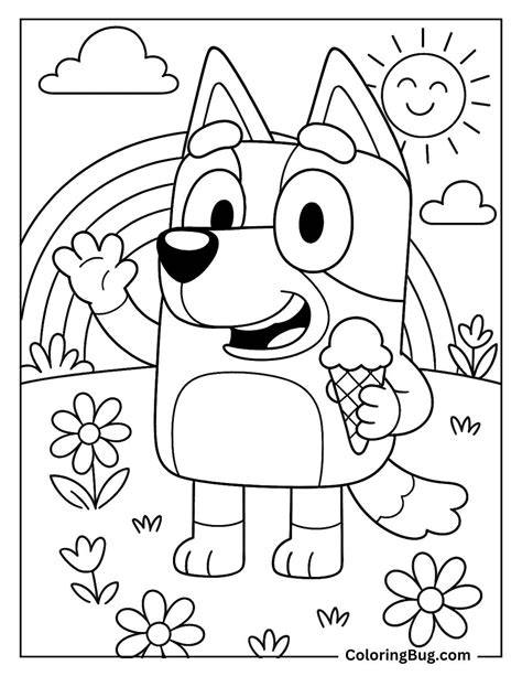 Coloring Pages Bluey