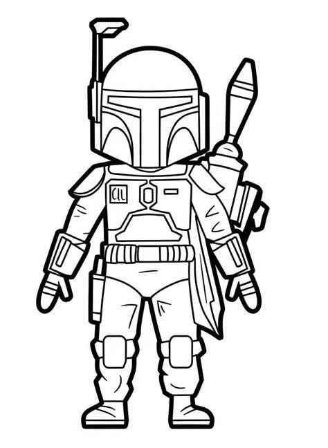 Coloring Pages Boba Fett